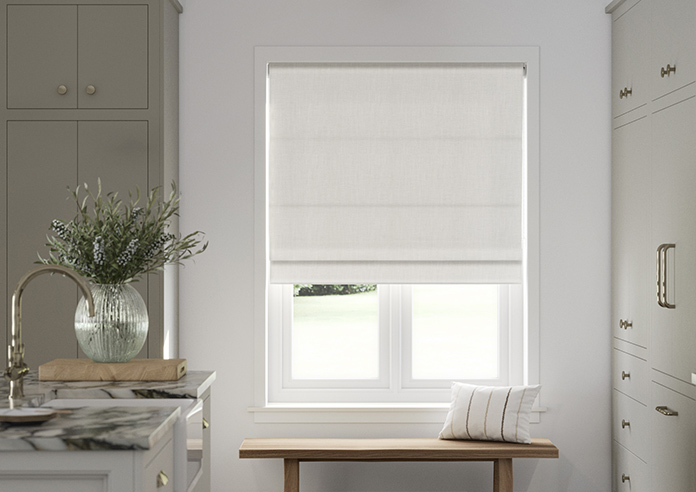 Laura Ashley Swanson, Dove Grey - Twist&Fit Roman Blind - Image 3